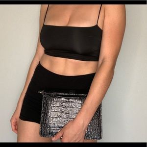 Faux croc purse! So trendy and cute!